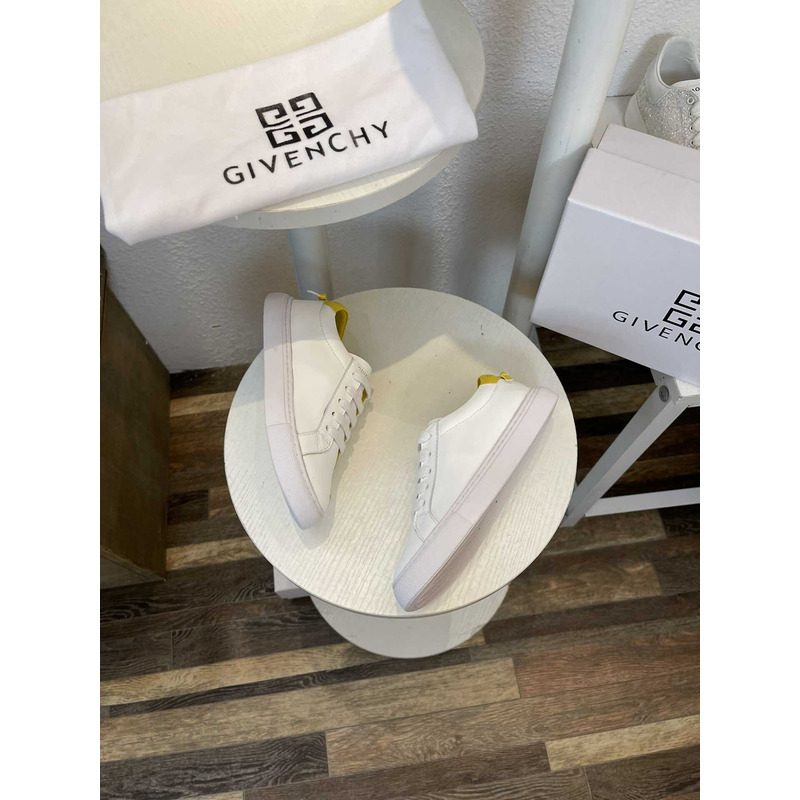 Givenchy Kids White&Yellow Sneakers