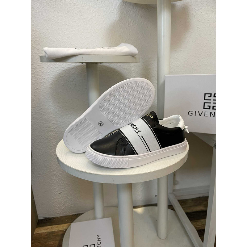 Givenchy Logo Kids Sneakers Black&White