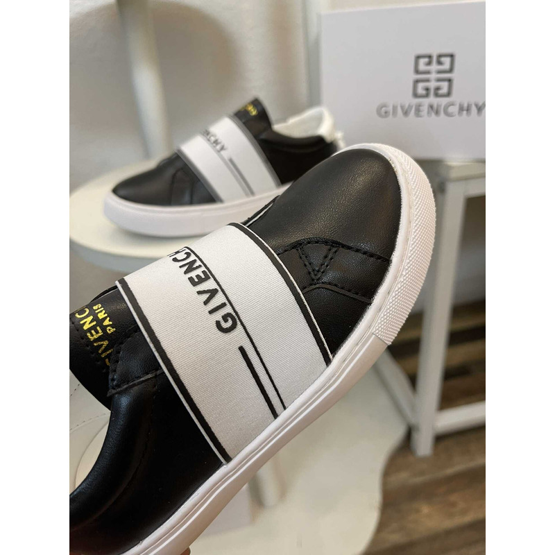 Givenchy Logo Kids Sneakers Black&White