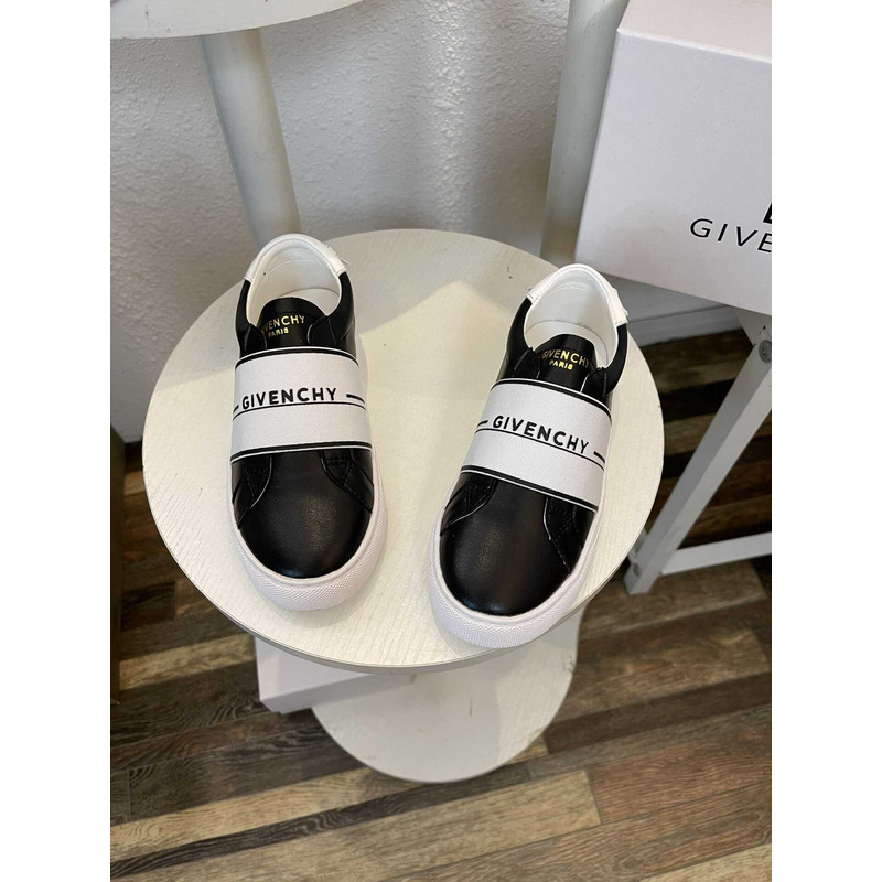 Givenchy Logo Kids Sneakers Black&White