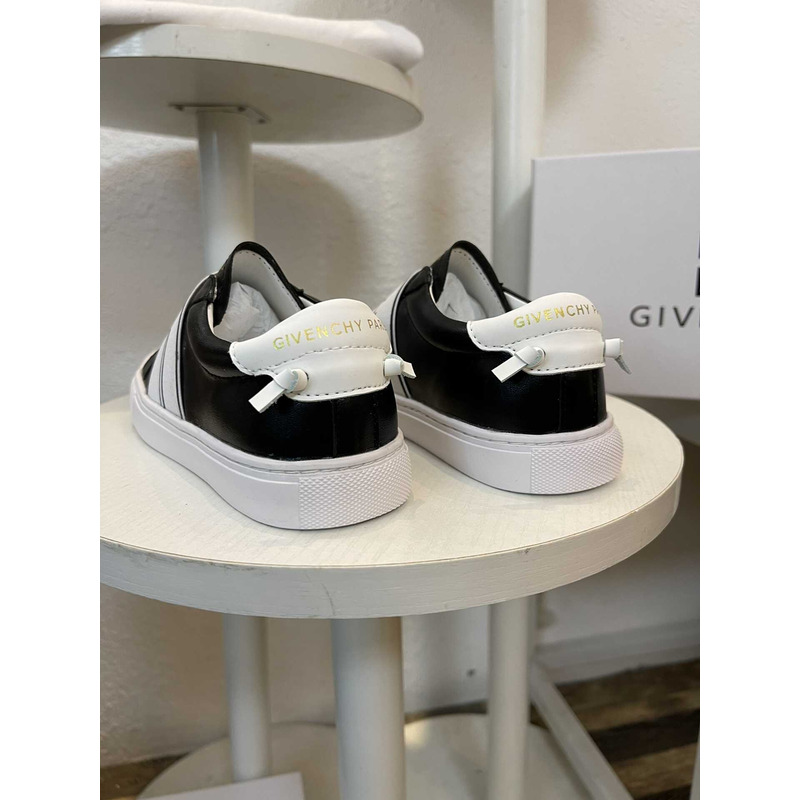 Givenchy Logo Kids Sneakers Black&White