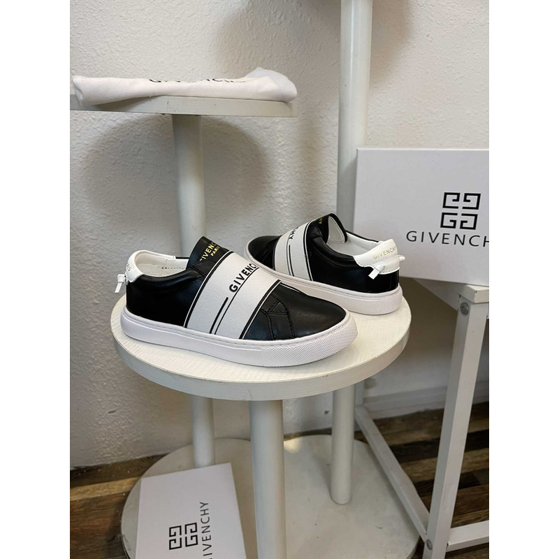 Givenchy Logo Kids Sneakers Black&White