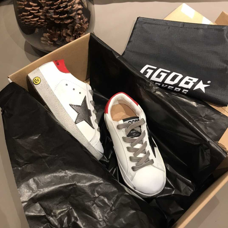 ggdb kids S*per-star white&grey sneakers