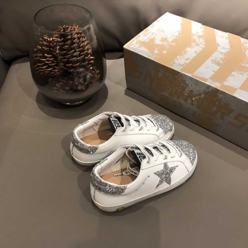 ggdb kids S*perstar glitter sneakers