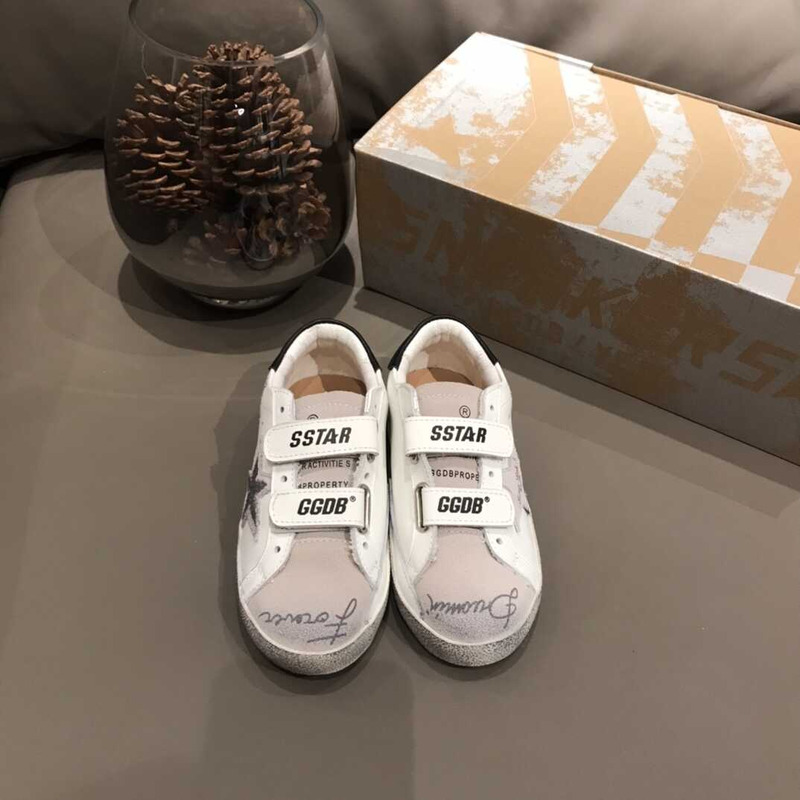 ggdb kids S*per-star white sneakers