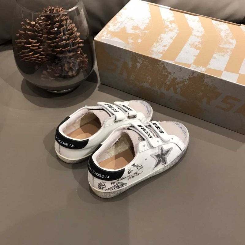 ggdb kids S*per-star white sneakers