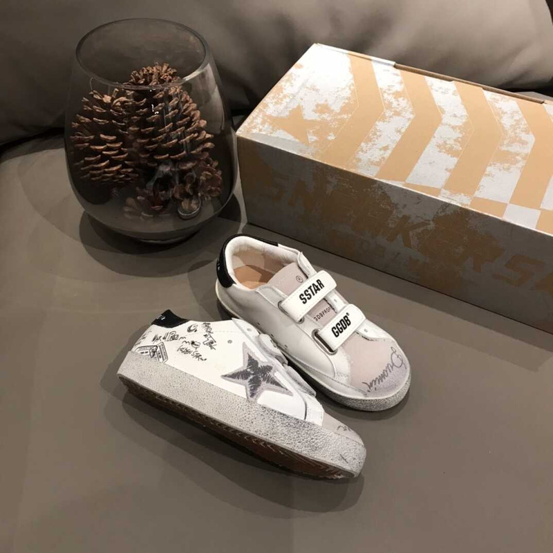 ggdb kids S*per-star white sneakers