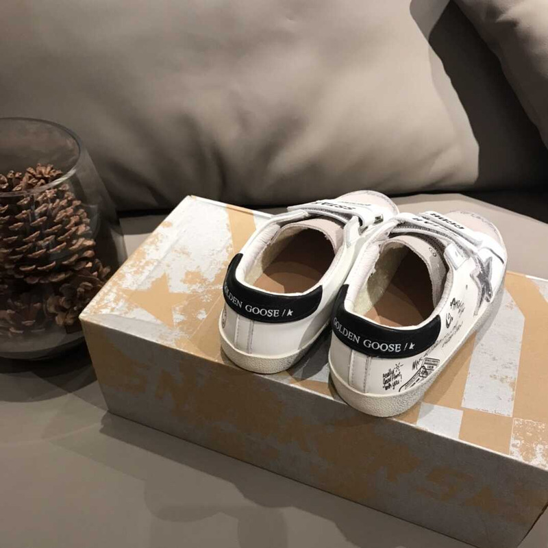 ggdb kids S*per-star white sneakers