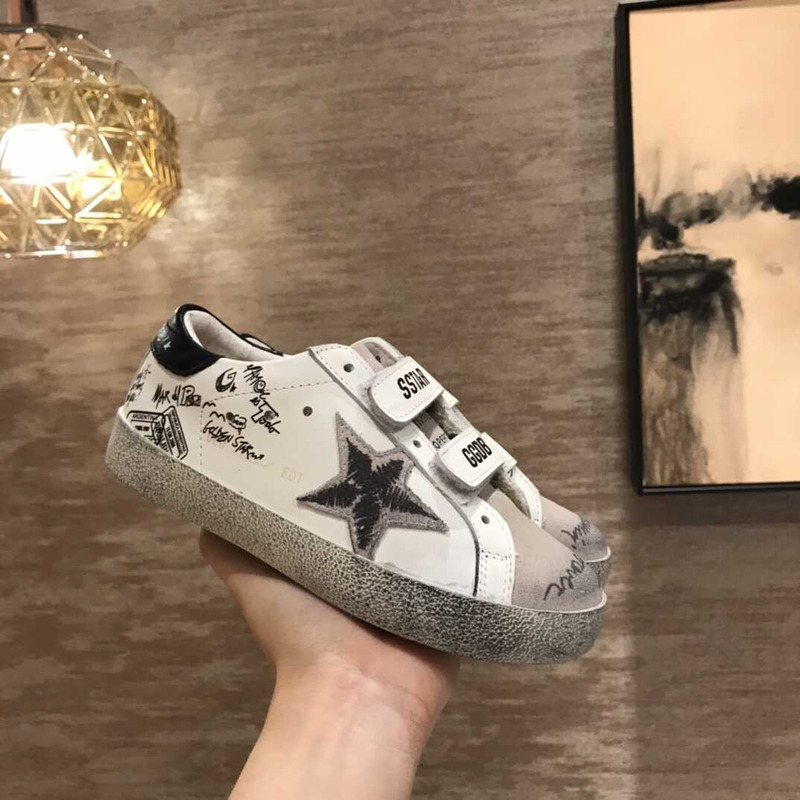 ggdb kids S*per-star white sneakers