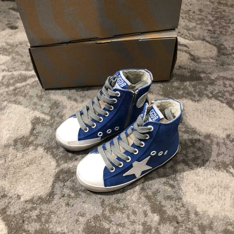 GGDB Kids Francy Classic Suede Sneakers Blue