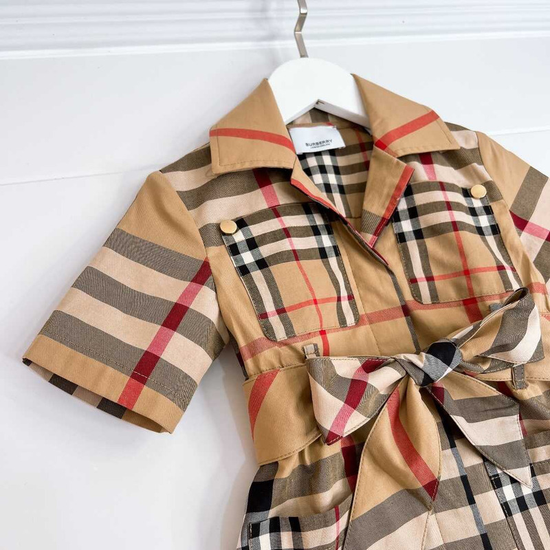 B**rry vintage check kids dress
