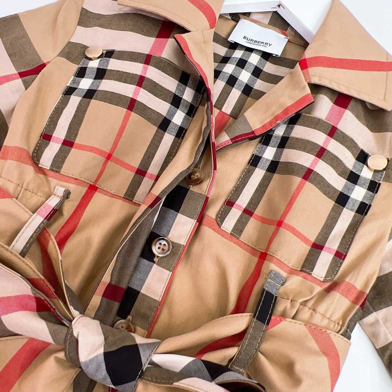 B**rry vintage check kids dress