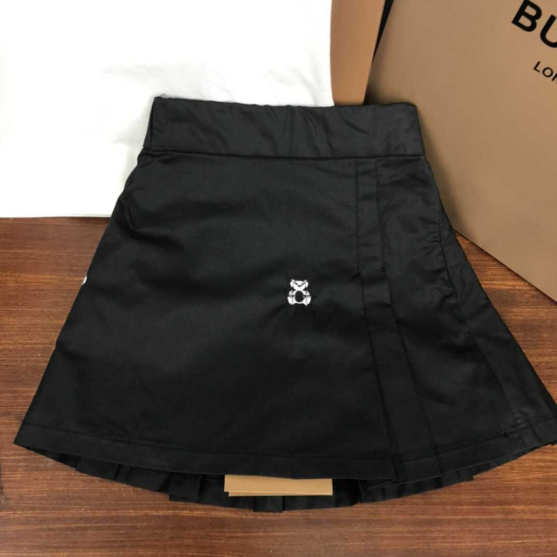 B**rry kids monogram motif organic cotton t-shirt and skirt set