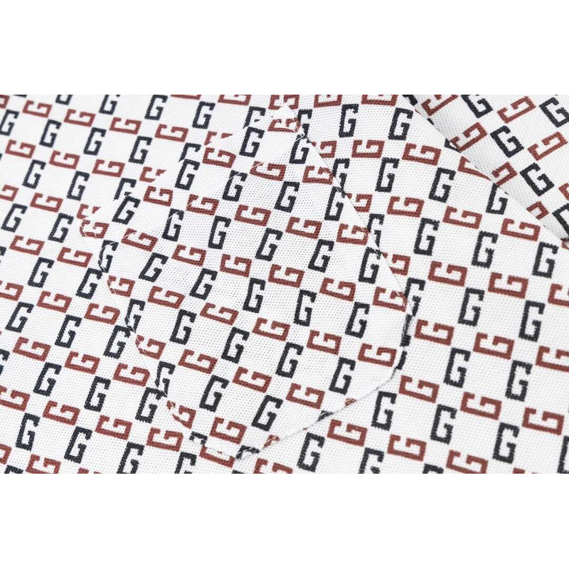 G*u*i monogram logo polo shirts red