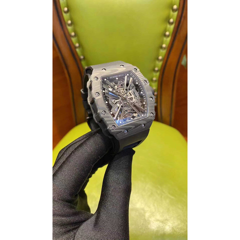 Richard Mille Tourbillon Streamline Watch Carbon Fiber TPT Material Customization