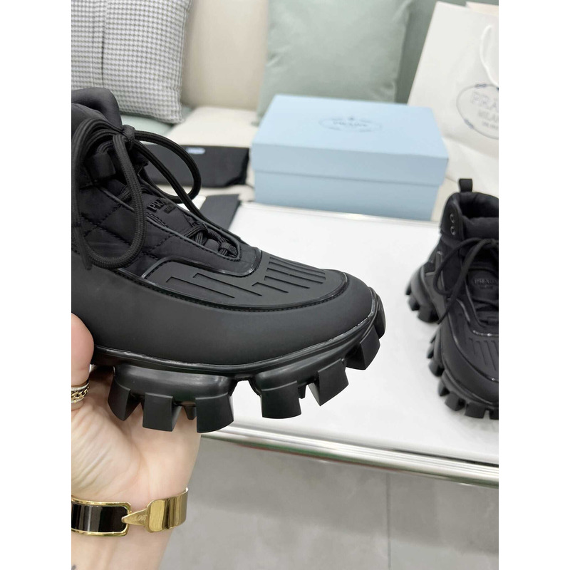 Pra*a cloudbust thunder high top sneakers black