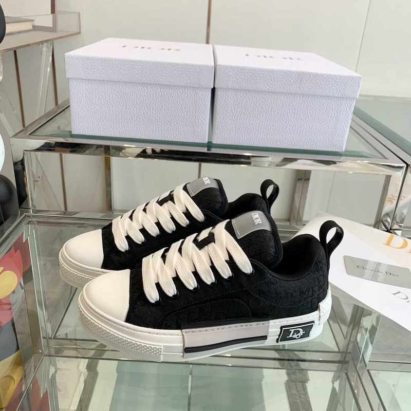 D*or b23 skater oblique jacquard sneaker black