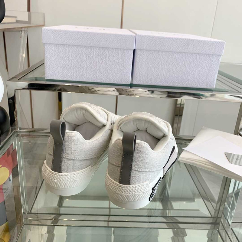 D*or b23 skater oblique jacquard sneaker white