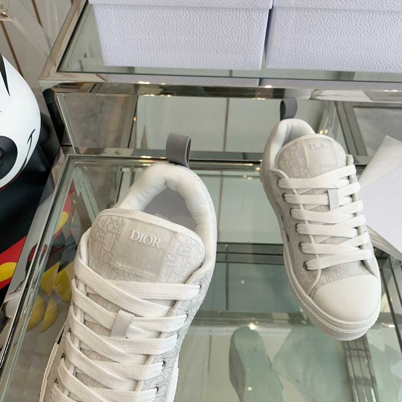 D*or b23 skater oblique jacquard sneaker white