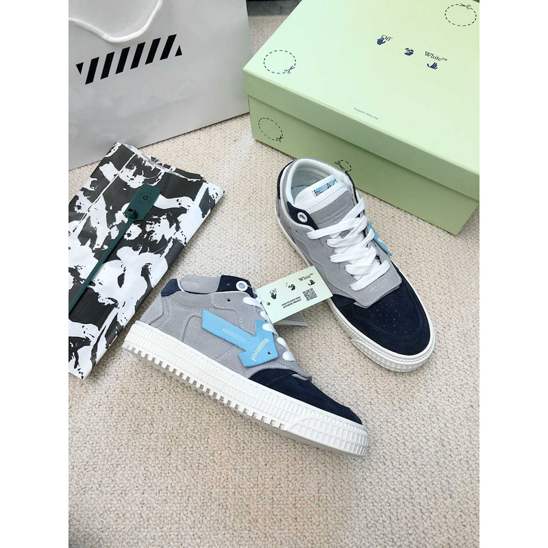 Off White Off Court Low Top Grey Blue