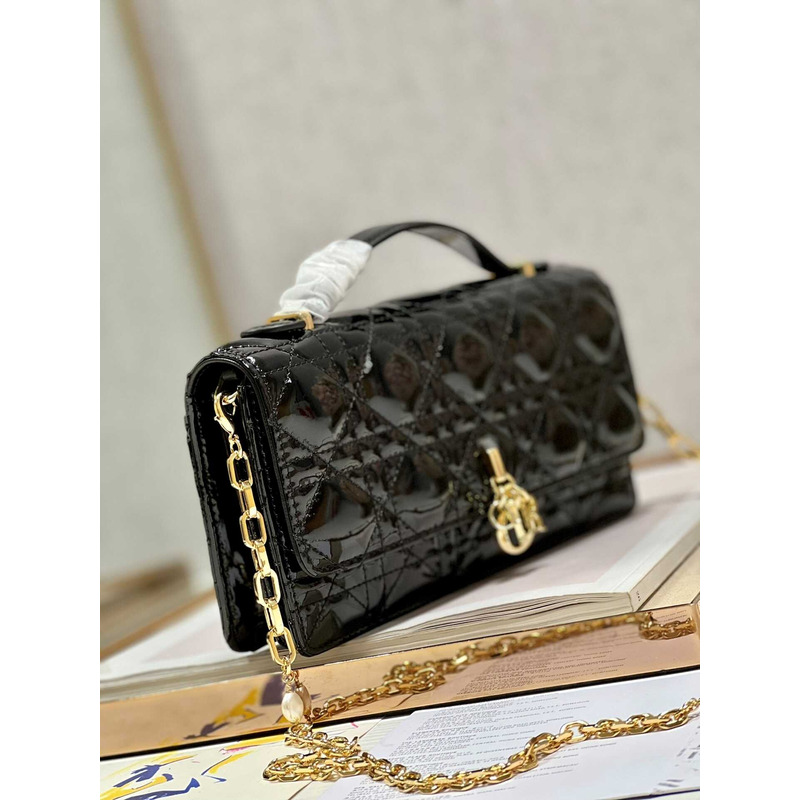 D*or mini miss D*or bag patent leather black