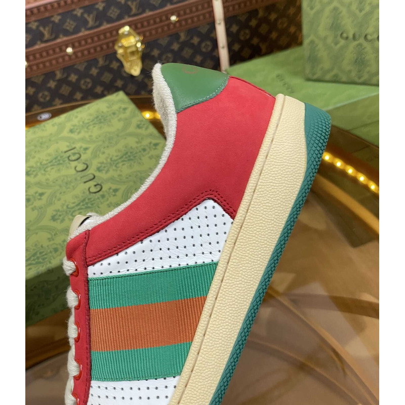 G*u*i screener sneaker green red