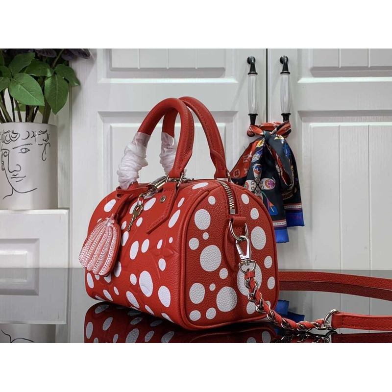 l**is V*t*n lv x yk speedy bandoulière 20 rouge blanc