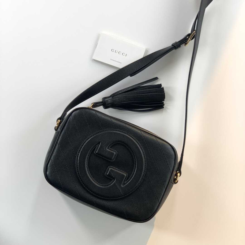 G*u*i blondie small shoulder bag black