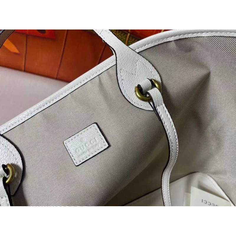 G*u*i ophidia  medium tote bag white