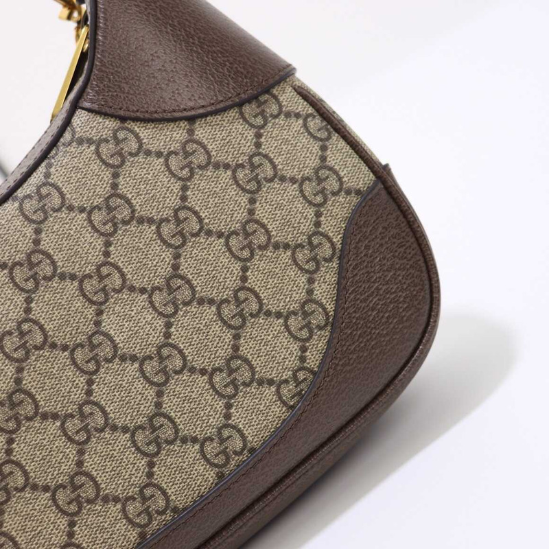 G*u*i aphrodite small crescent shoulder bag monogram