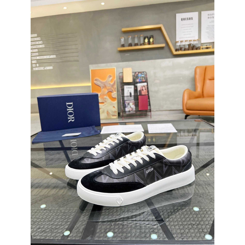 d*or b101 sneaker cd Di*m*nd canvas smooth calfskin nubuck black