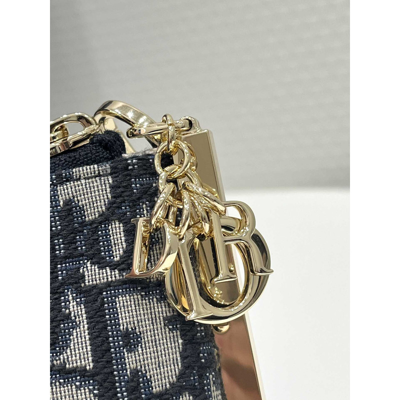 D*or club bag oblique jacquard blue D*or