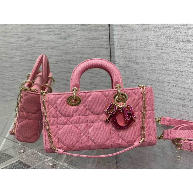 ch**an D*or lady d-joy bag pink