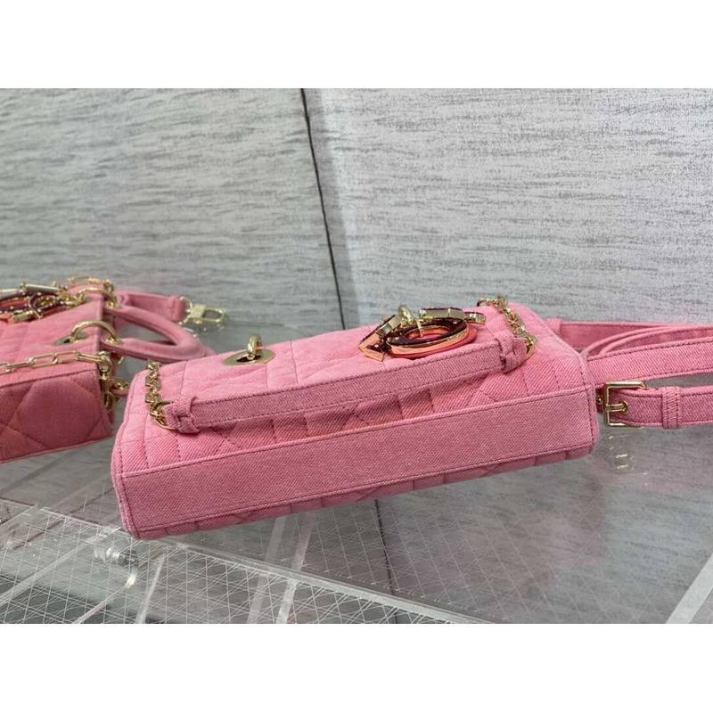 ch**an D*or lady d-joy bag pink