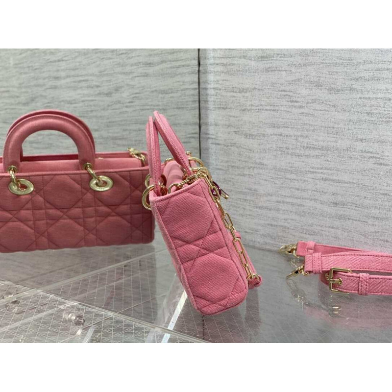 ch**an D*or lady d-joy bag pink