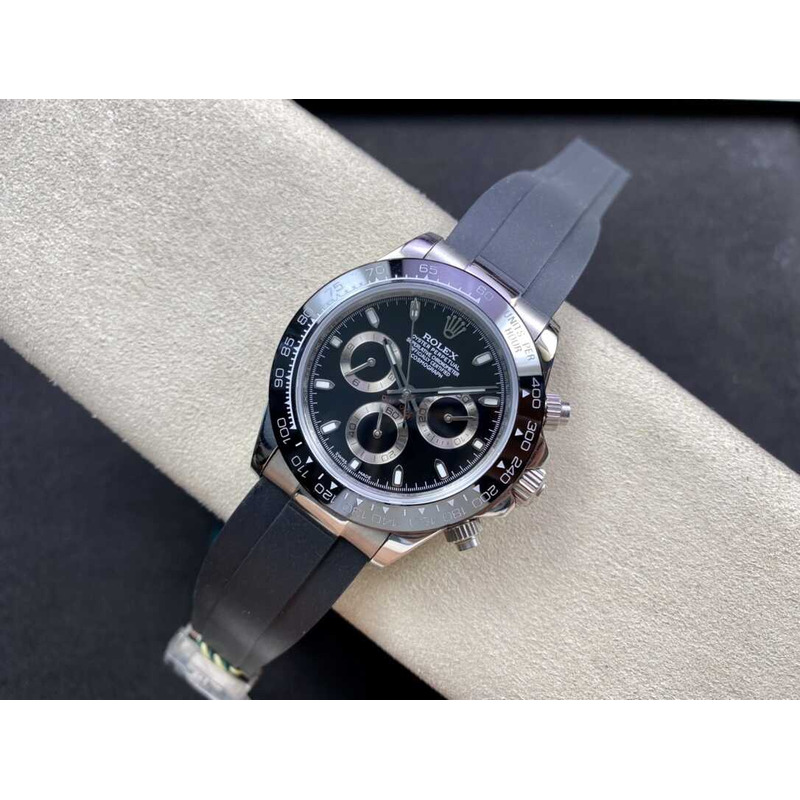 ROLEX DAYTONA WITH 116500LN Black Rubber Watches