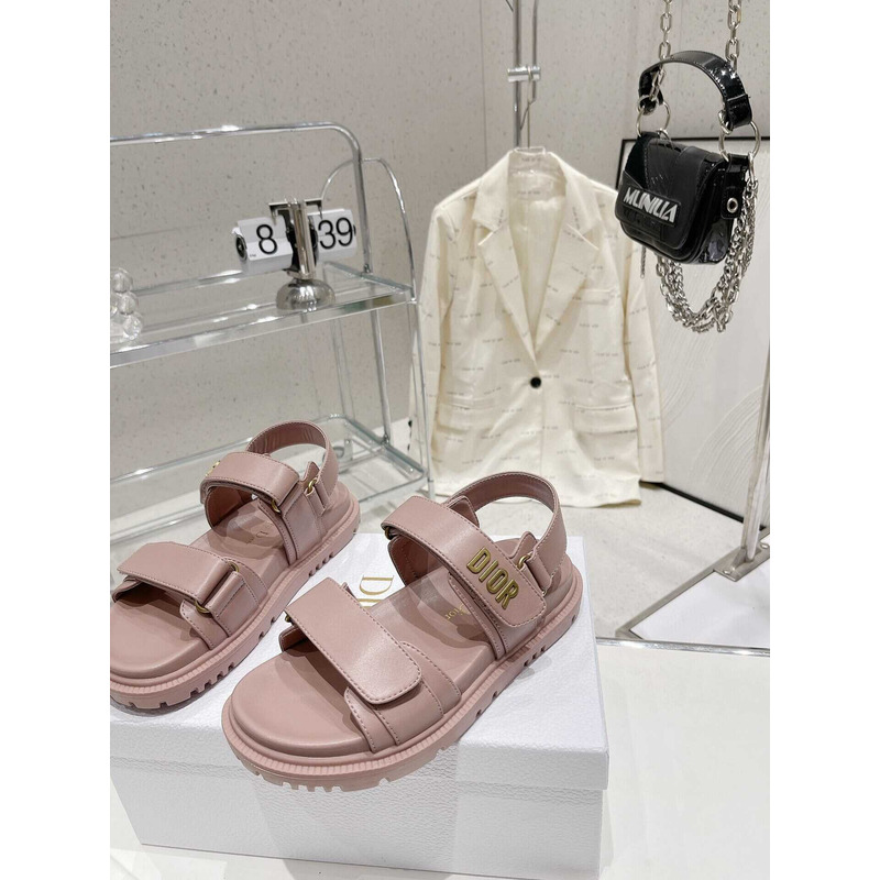D*or D*oract sandal saffron pink lambskin