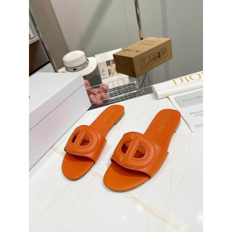 D*or d-club slide calfskin orange