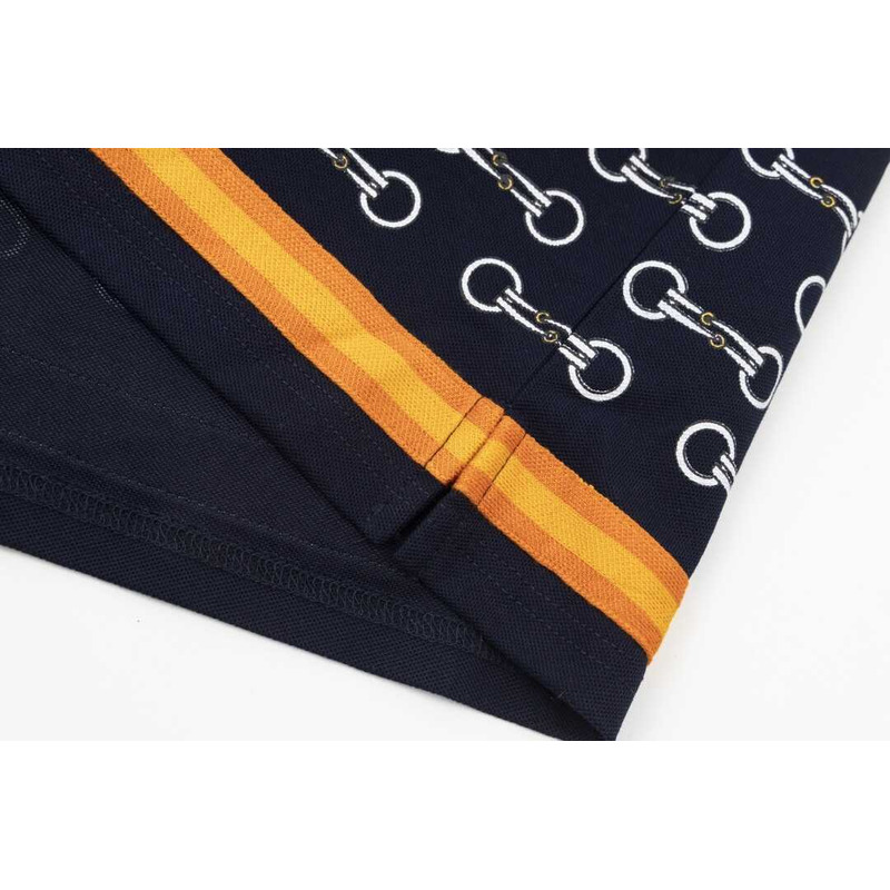 G*u*i print polo shirts black