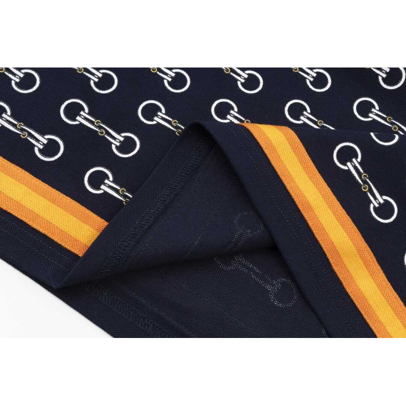 G*u*i print polo shirts black