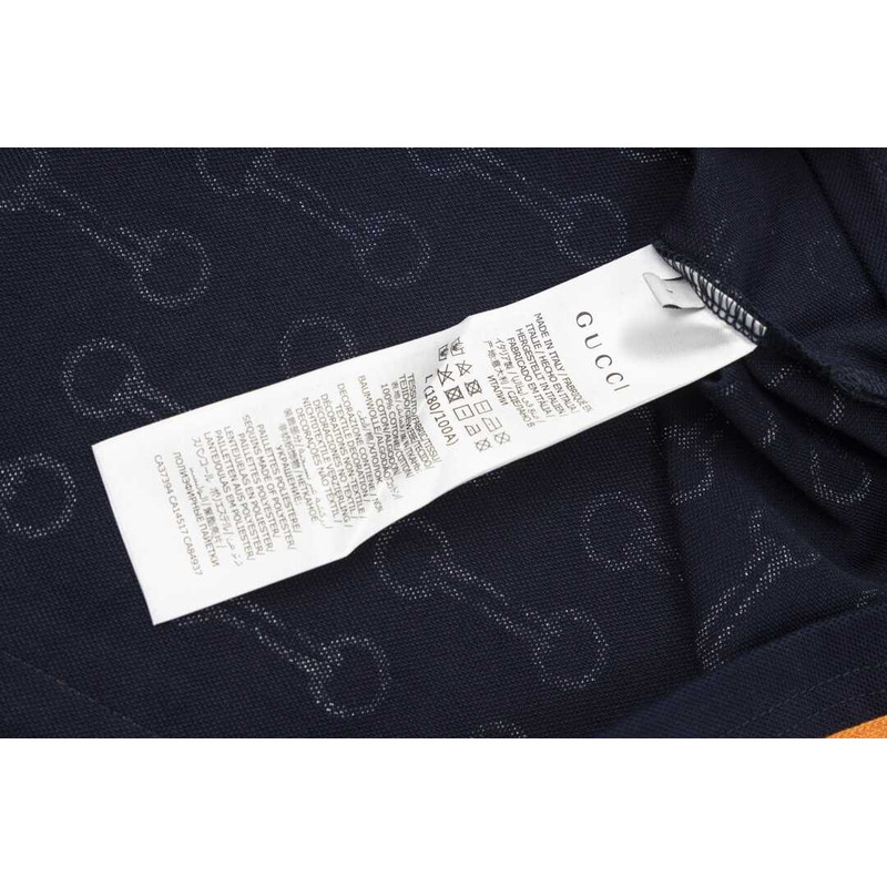 G*u*i print polo shirts black