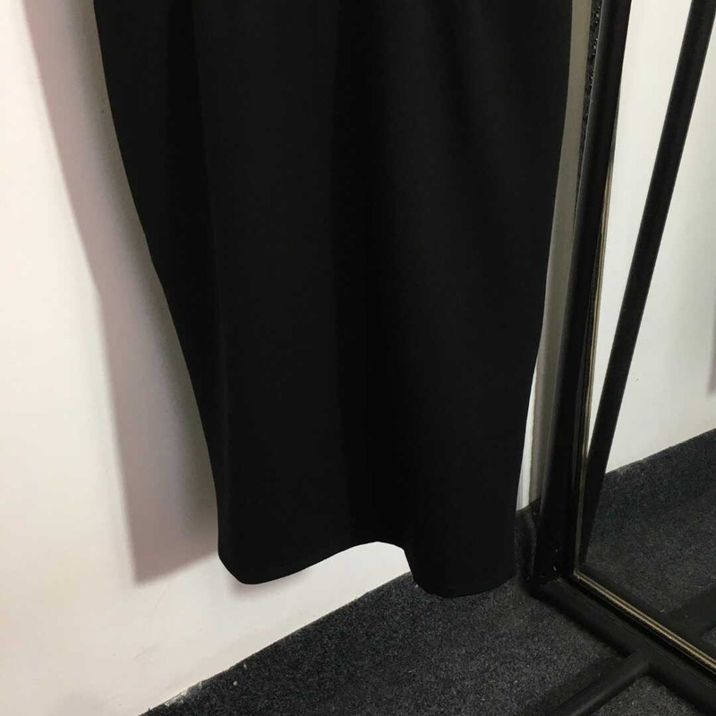 Dolce & Gabbana Stretch Viscose Jersey Midi Dress Black