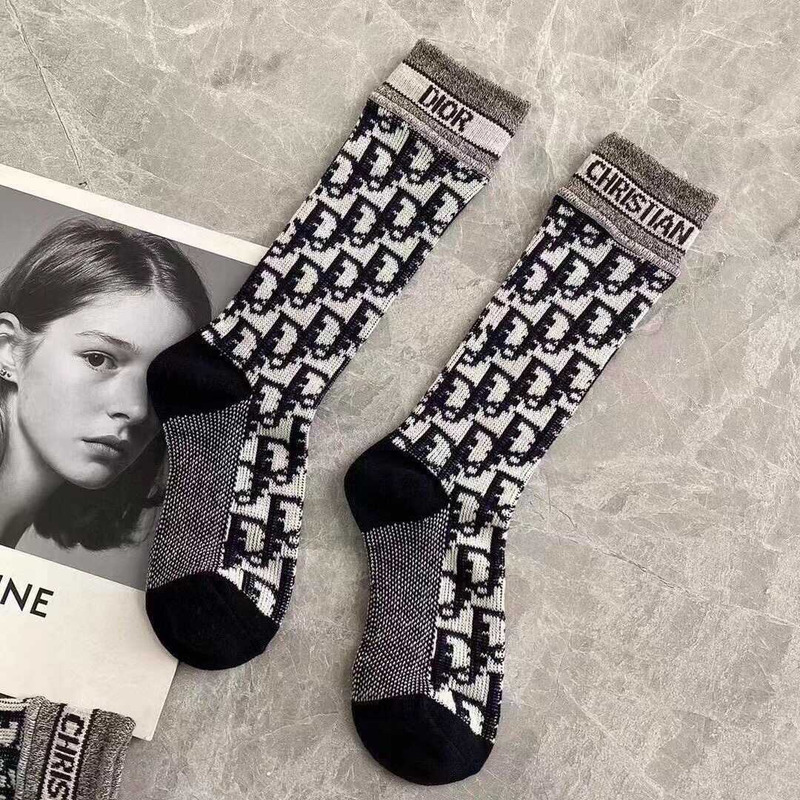 D*or oblique technical cotton socks