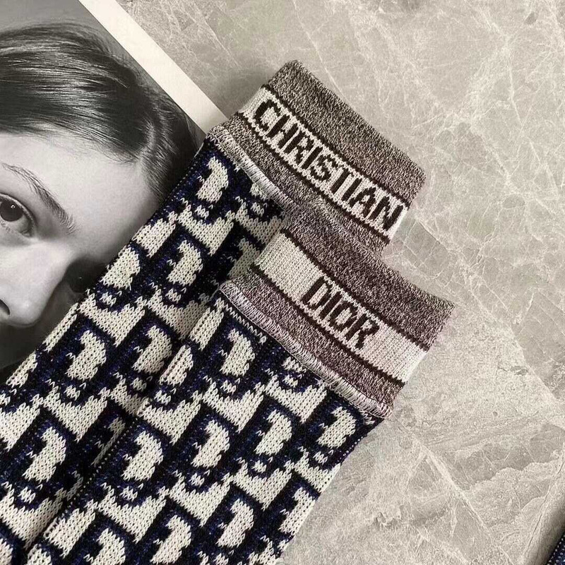 D*or oblique technical cotton socks