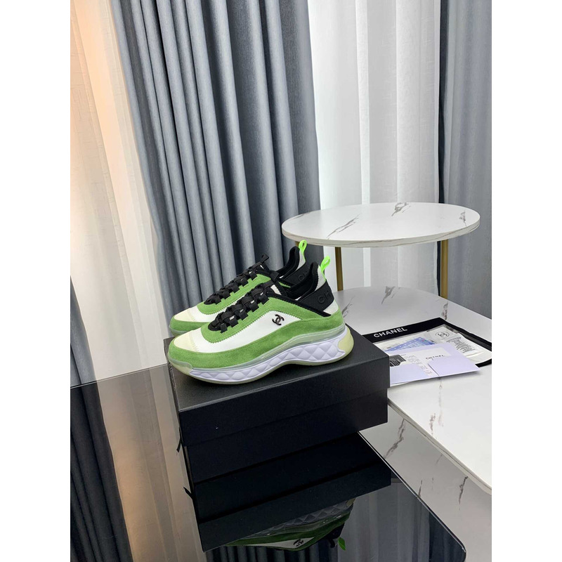 Ch*el low top trainer green