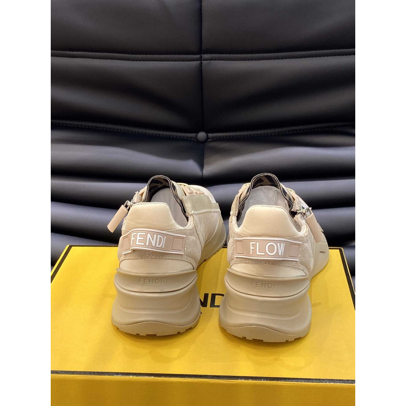 F**di flow leather low tops white