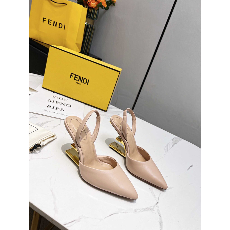 F**di first slingbacks pumps pink