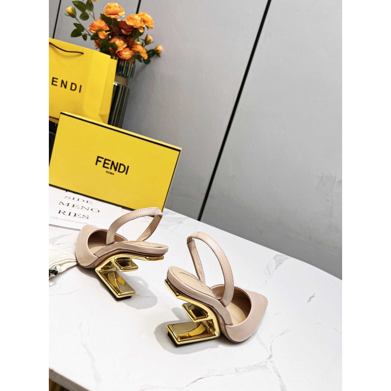 F**di first slingbacks pumps pink