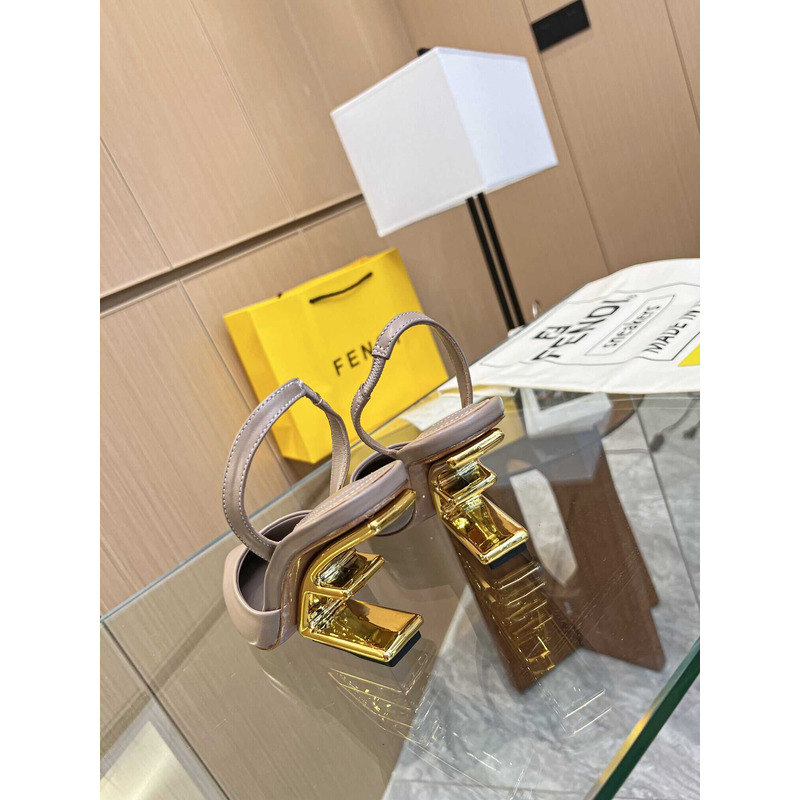 F**di first slingbacks pumps nude pink