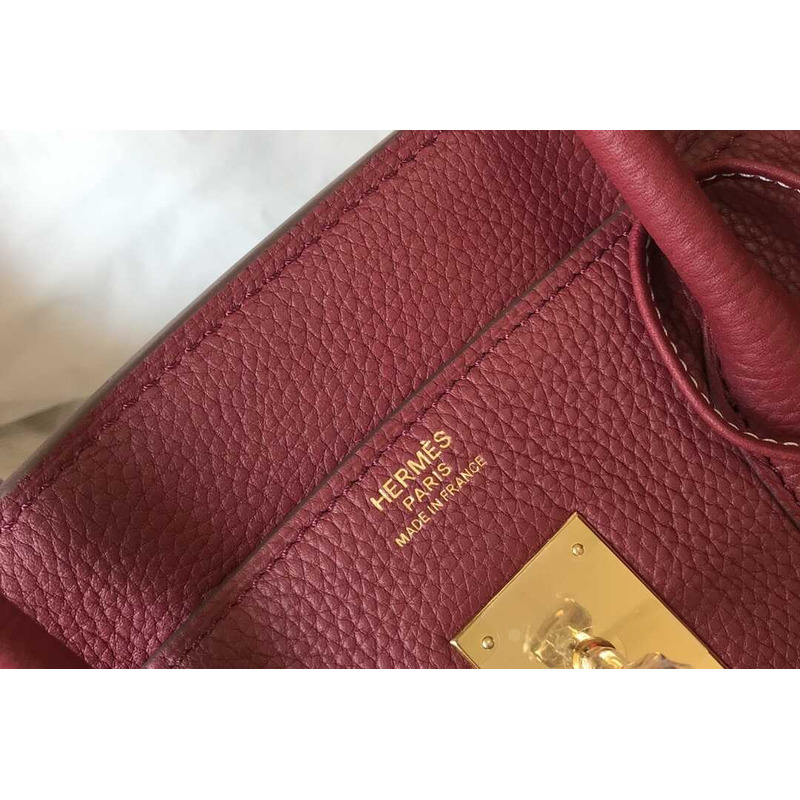 H**mes birkin togo 35 gris tourterelle red
